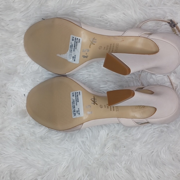 Schutz Kristy Nubuck & Clear Vinyl Ankle Strap Dress Sandals Size 7.5B NEW - Picture 9 of 11